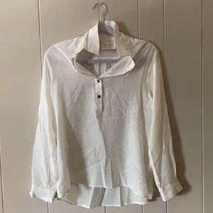 Yumi Kim half-button Blouse. Size S